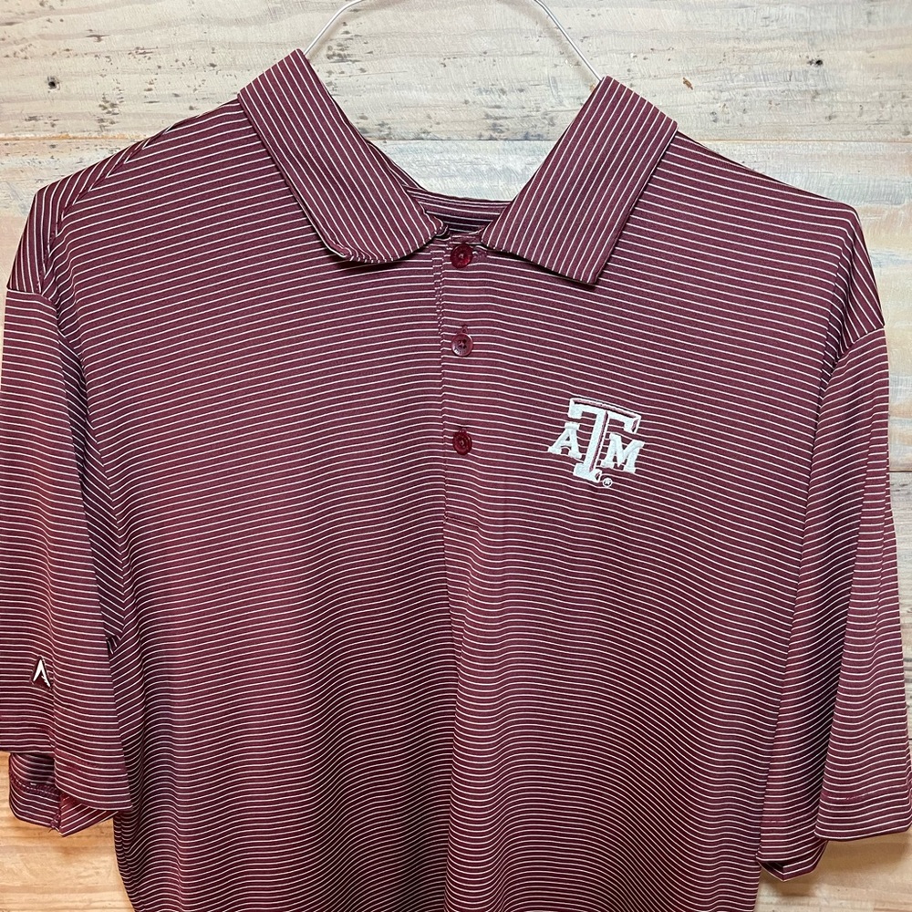 ANTIGUA TEXAS A&M GOLF SHIRT. Size XL